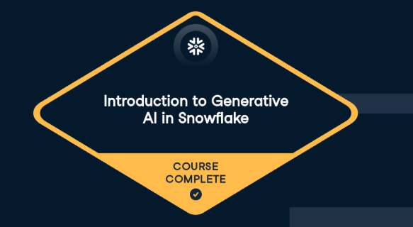 Introduction to Generative AI in Snowflake